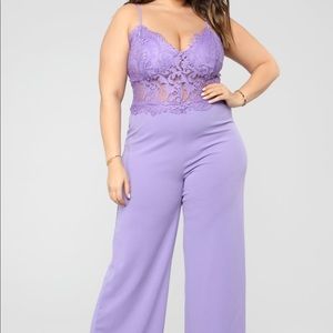 Roof top date lace Jumpsuit
